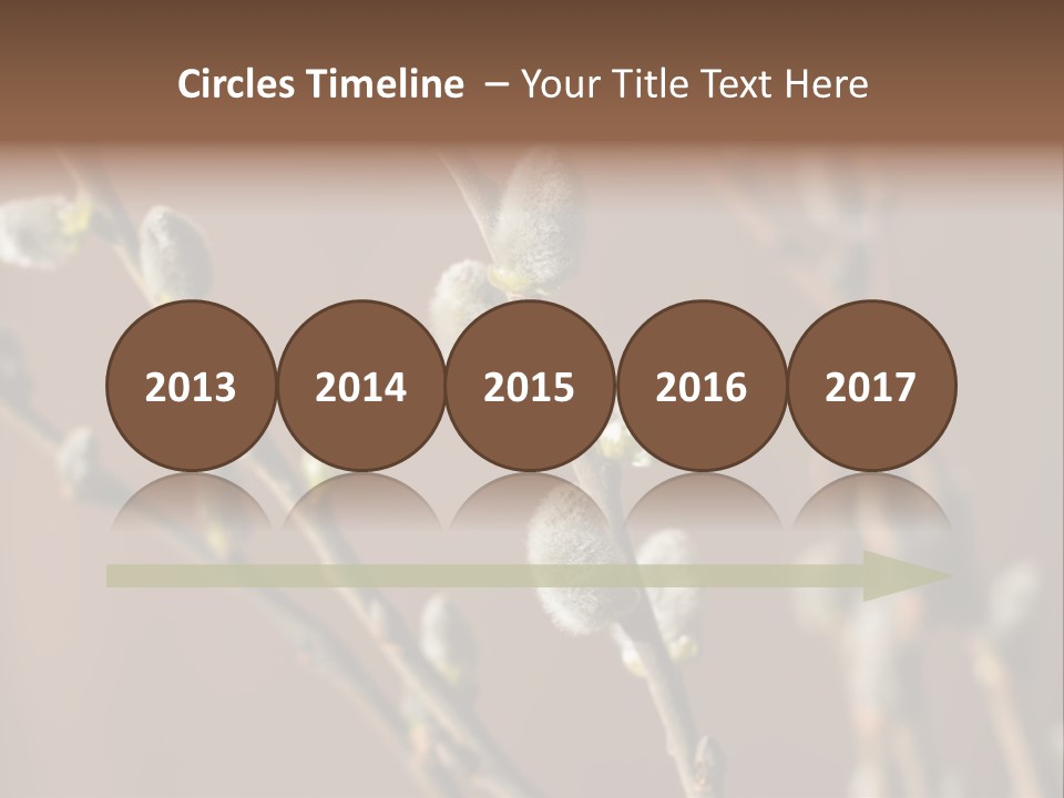 Season Blooming Flower PowerPoint Template