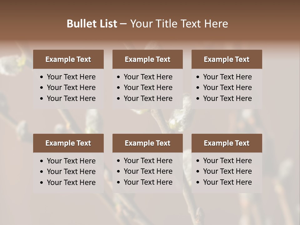 Season Blooming Flower PowerPoint Template