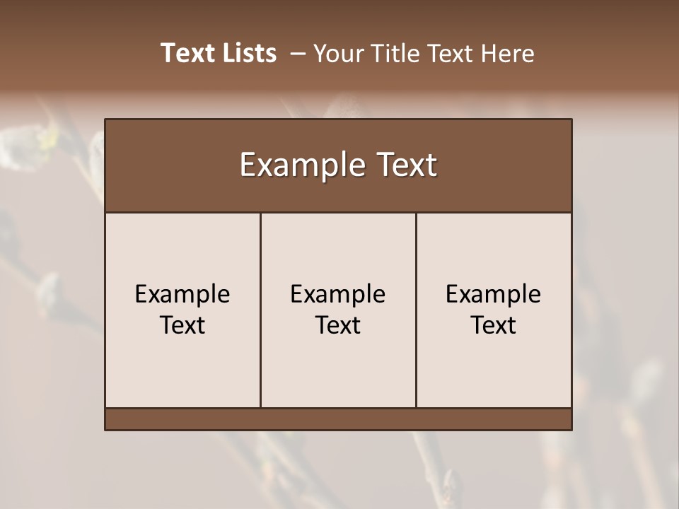 Season Blooming Flower PowerPoint Template