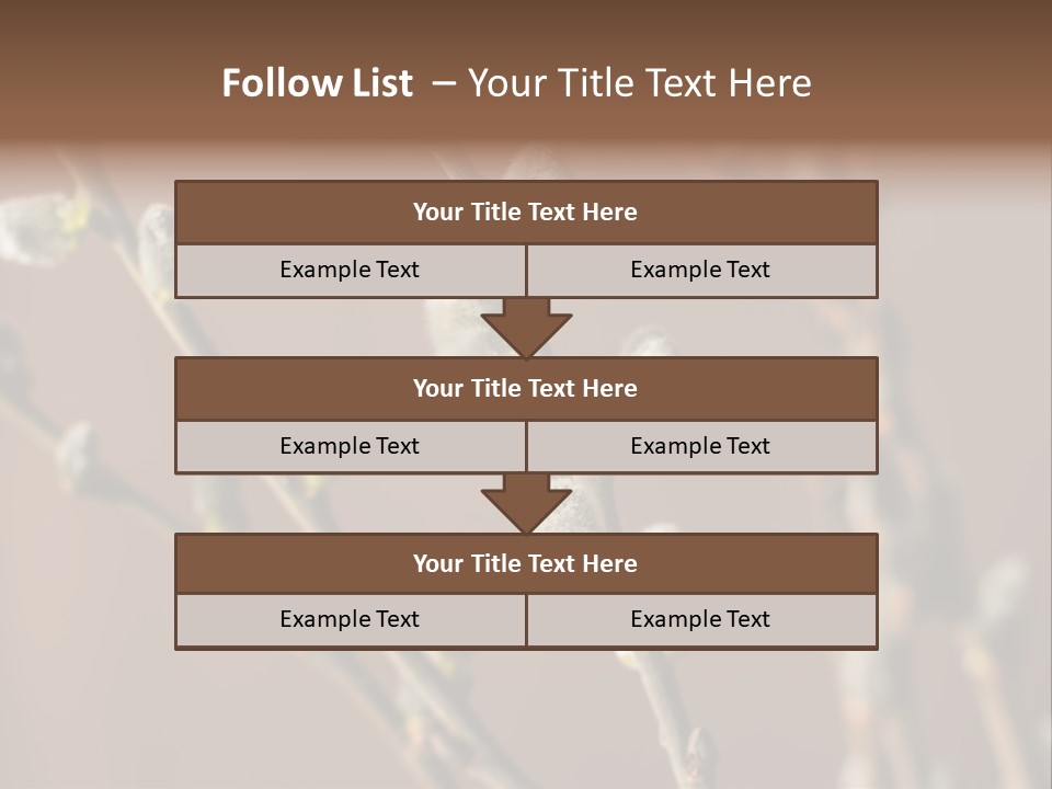 Season Blooming Flower PowerPoint Template