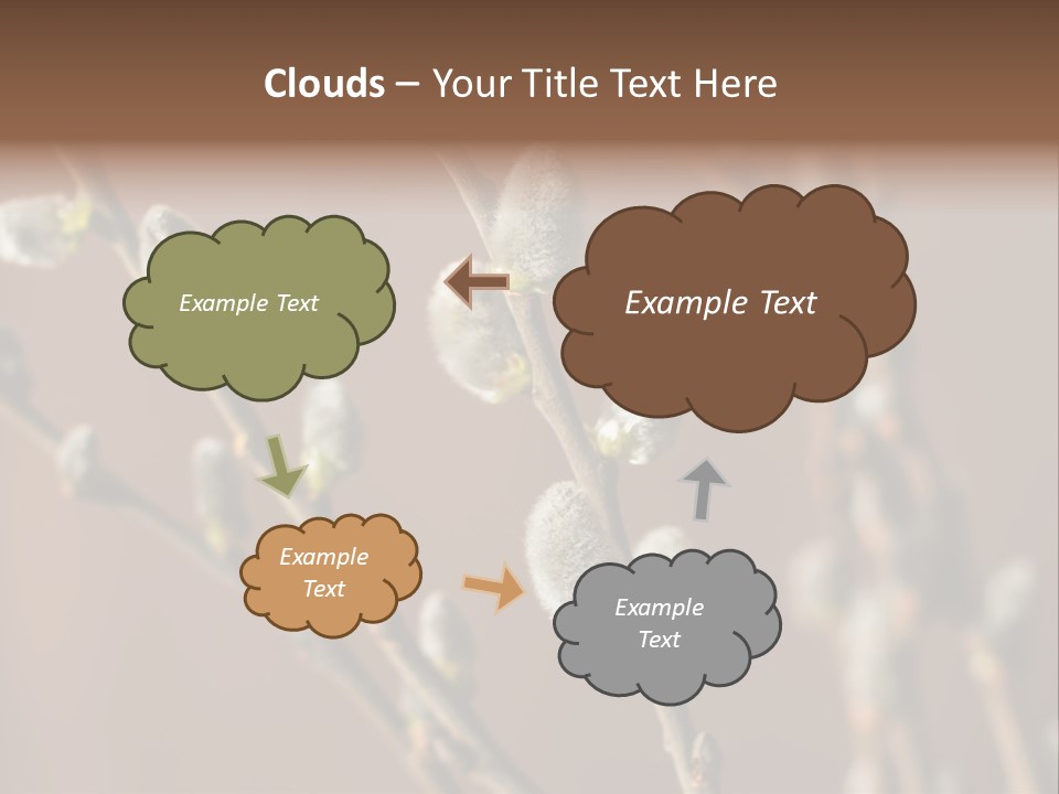 Season Blooming Flower PowerPoint Template