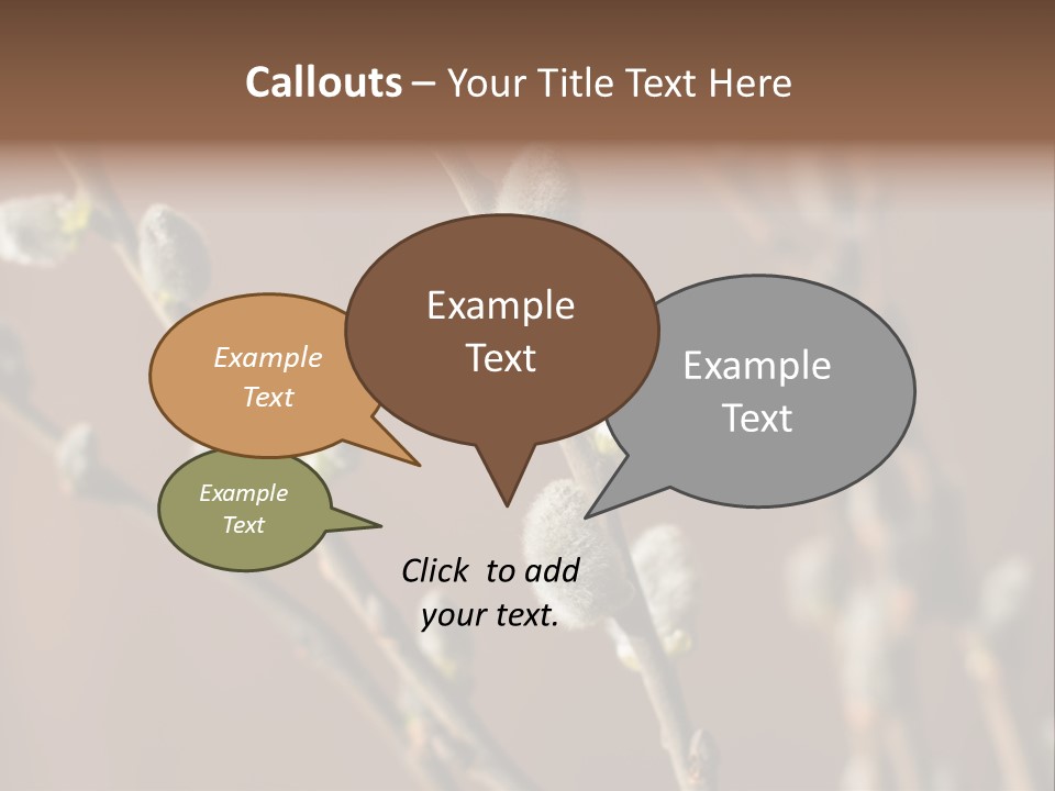 Season Blooming Flower PowerPoint Template