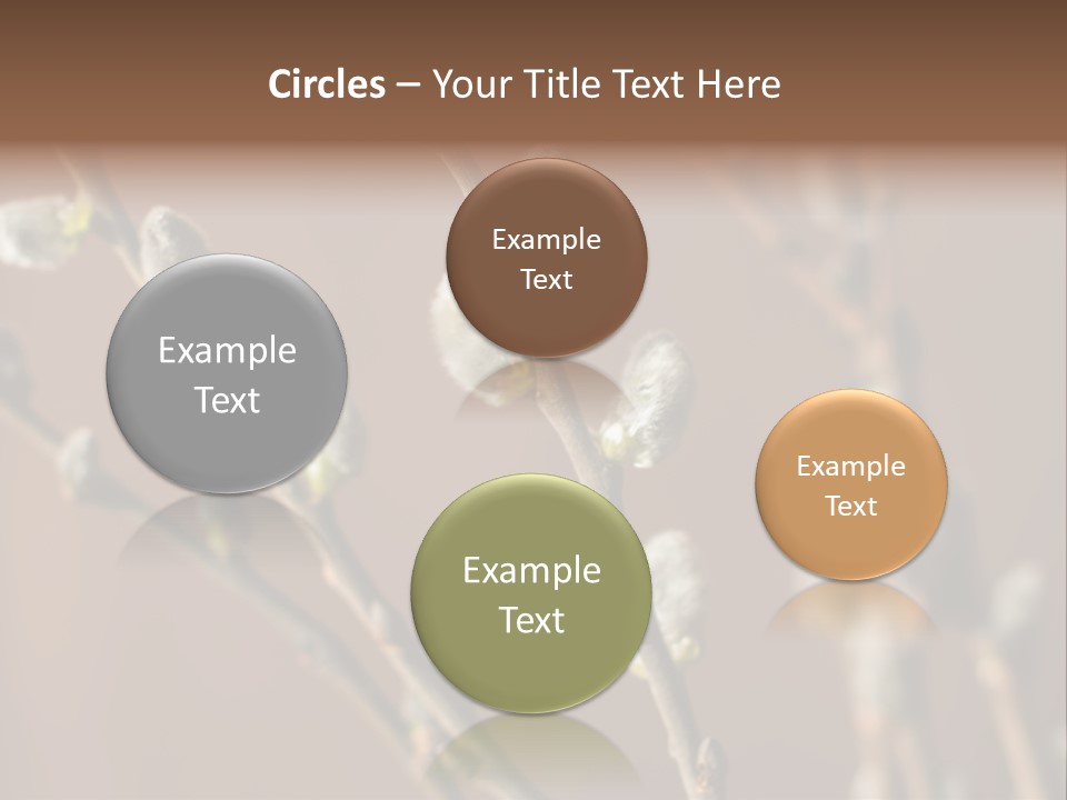 Season Blooming Flower PowerPoint Template