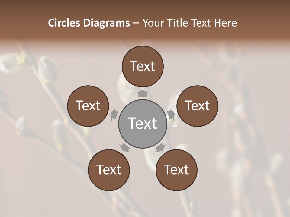 Season Blooming Flower PowerPoint Template