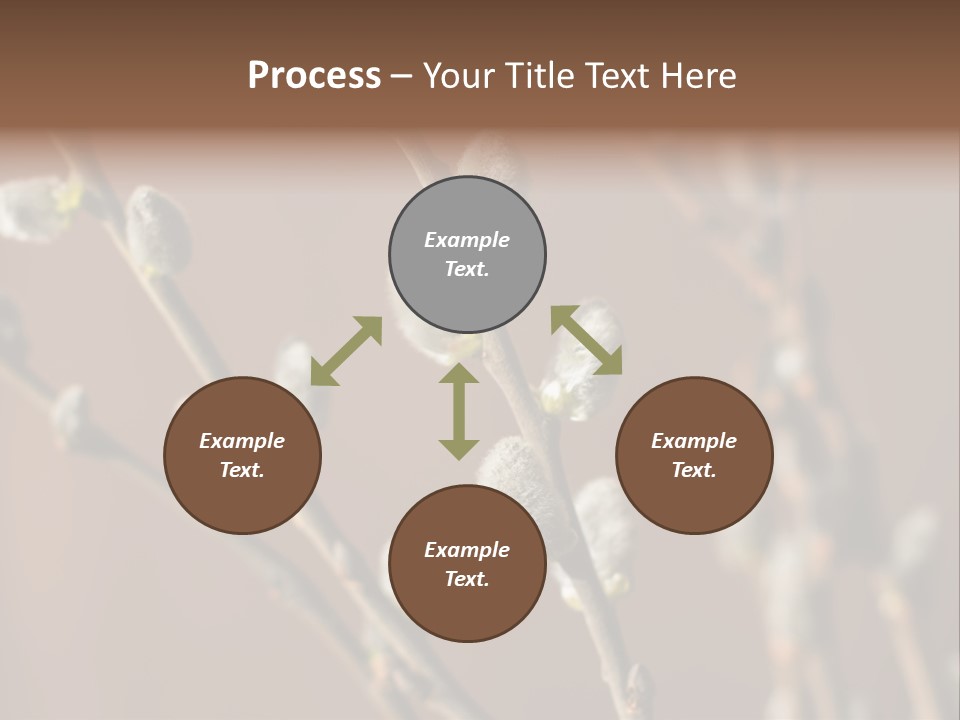 Season Blooming Flower PowerPoint Template