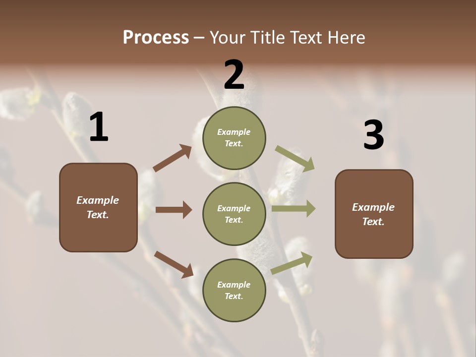 Season Blooming Flower PowerPoint Template