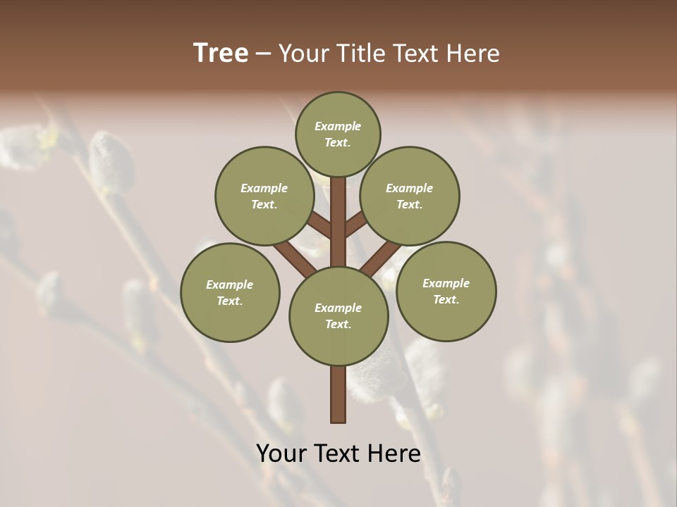 Season Blooming Flower PowerPoint Template