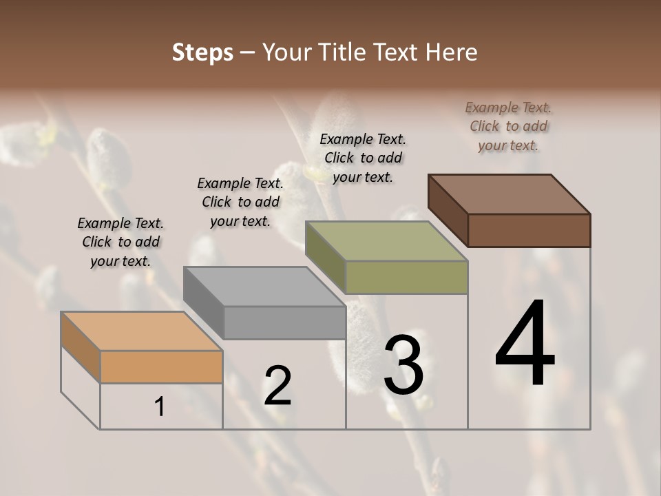 Season Blooming Flower PowerPoint Template