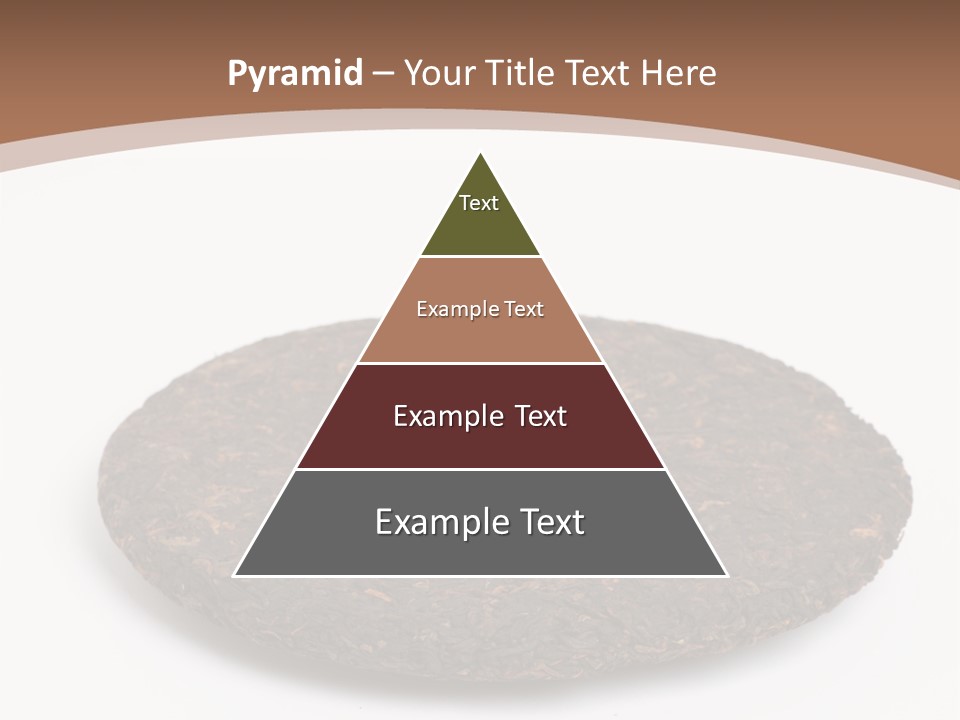 A Piece Of Chocolate Cake On A White Background PowerPoint Template