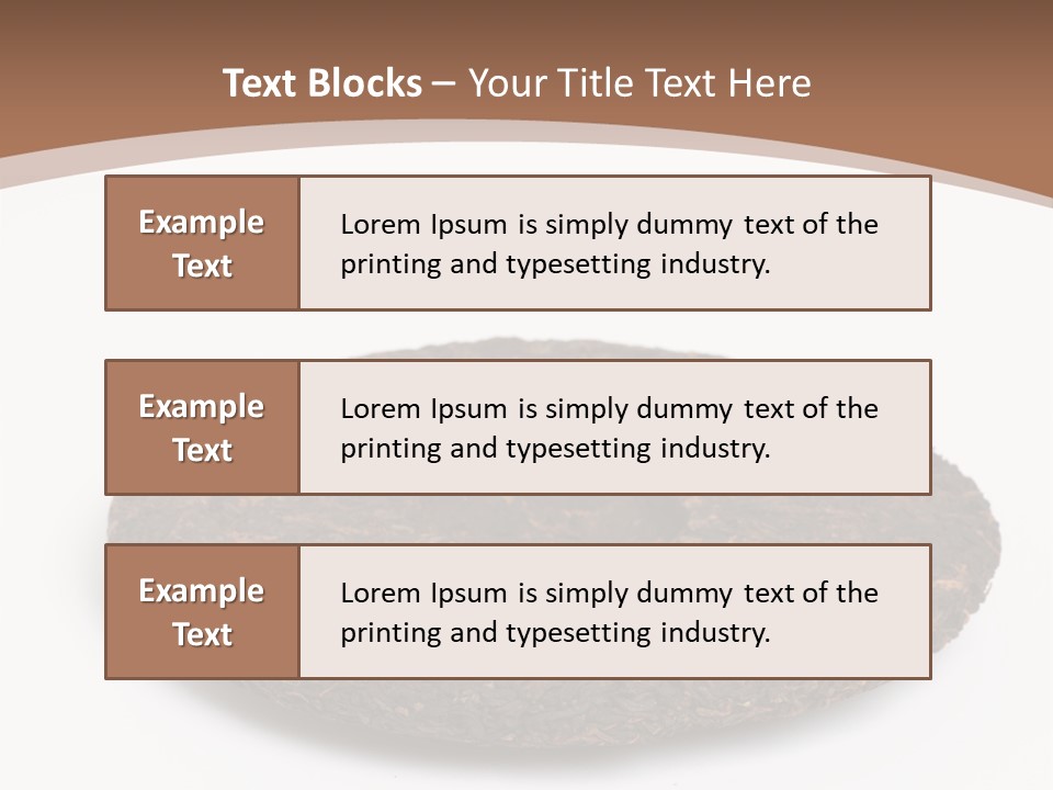 A Piece Of Chocolate Cake On A White Background PowerPoint Template