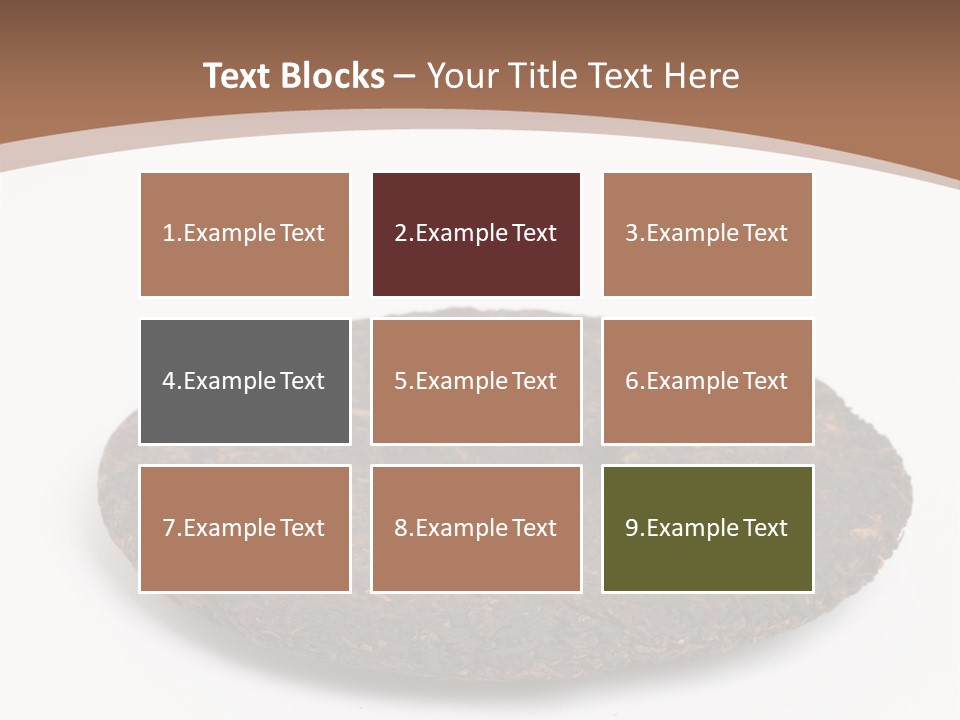 A Piece Of Chocolate Cake On A White Background PowerPoint Template