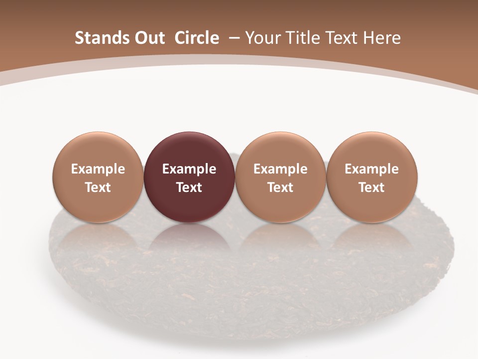 A Piece Of Chocolate Cake On A White Background PowerPoint Template