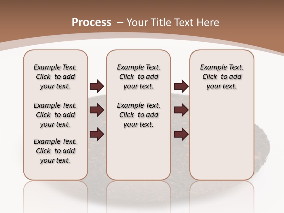 A Piece Of Chocolate Cake On A White Background PowerPoint Template