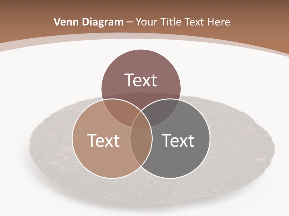 A Piece Of Chocolate Cake On A White Background PowerPoint Template