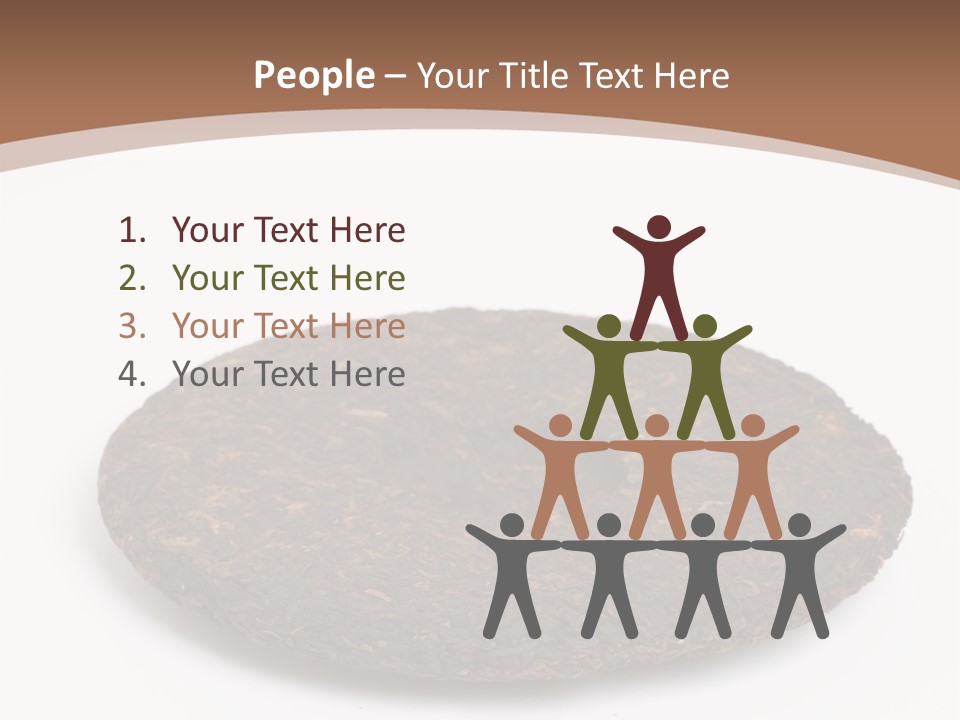 A Piece Of Chocolate Cake On A White Background PowerPoint Template