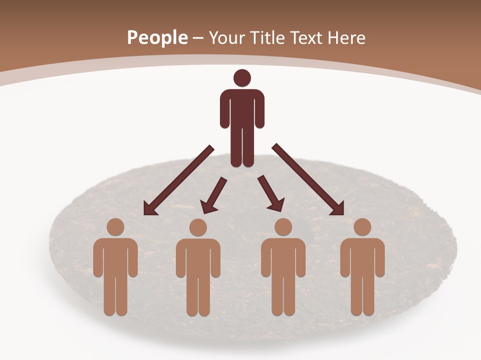 A Piece Of Chocolate Cake On A White Background PowerPoint Template