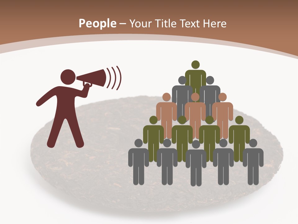 A Piece Of Chocolate Cake On A White Background PowerPoint Template