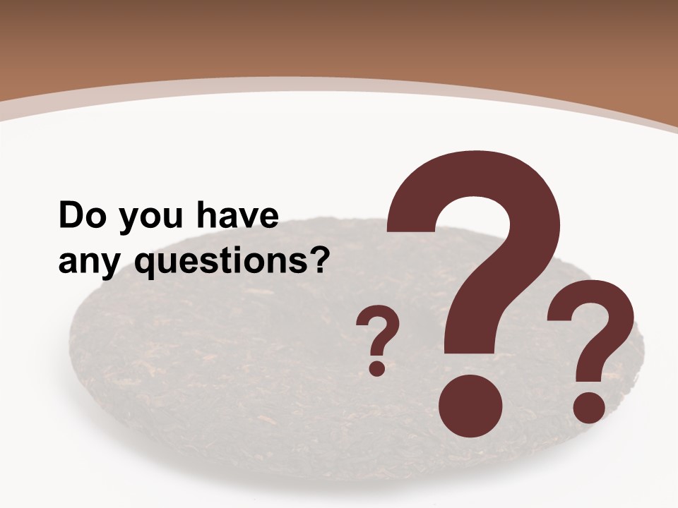 A Piece Of Chocolate Cake On A White Background PowerPoint Template