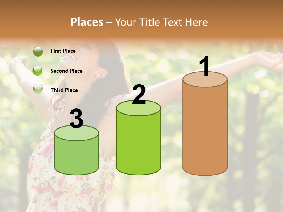 Dress Raised Well Being PowerPoint Template