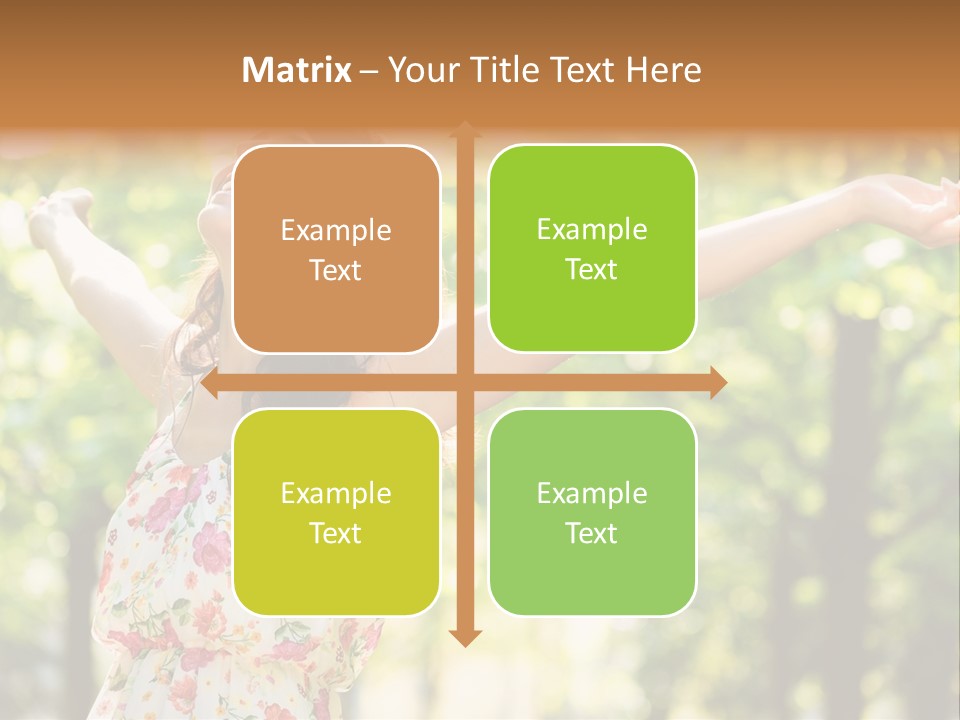 Dress Raised Well Being PowerPoint Template