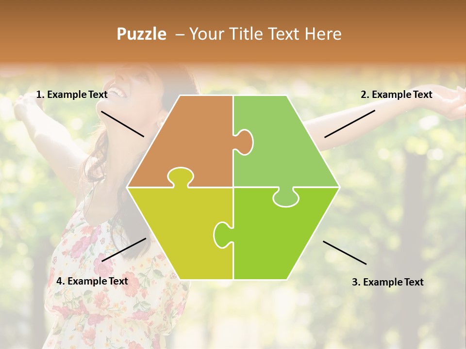 Dress Raised Well Being PowerPoint Template