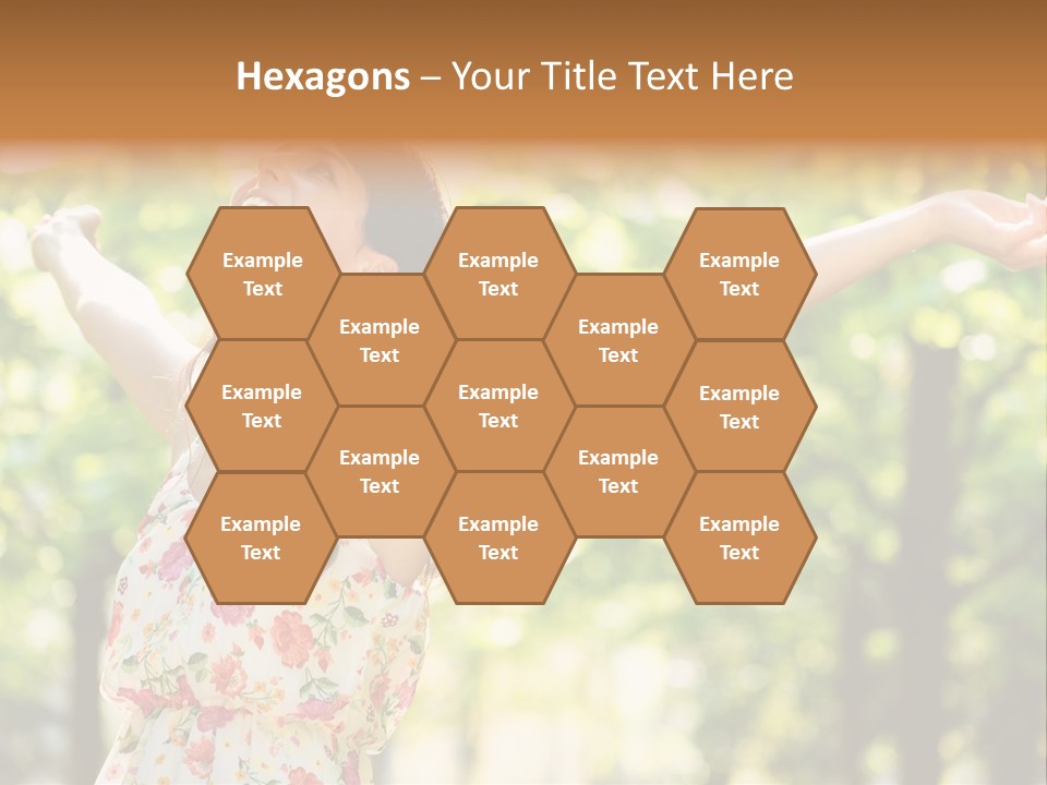 Dress Raised Well Being PowerPoint Template