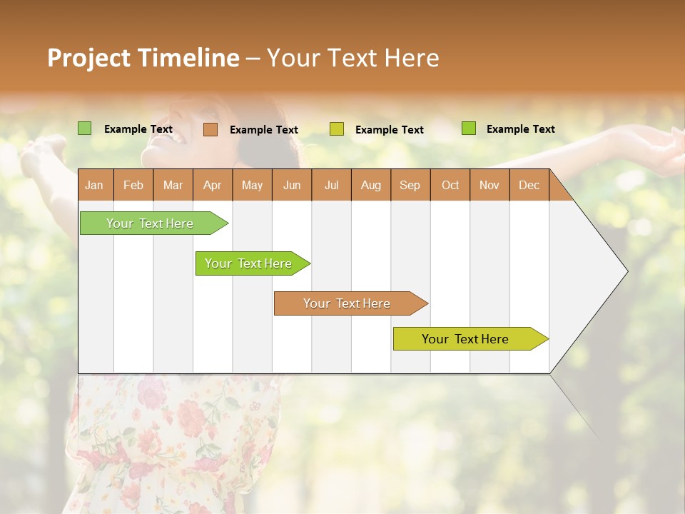 Dress Raised Well Being PowerPoint Template