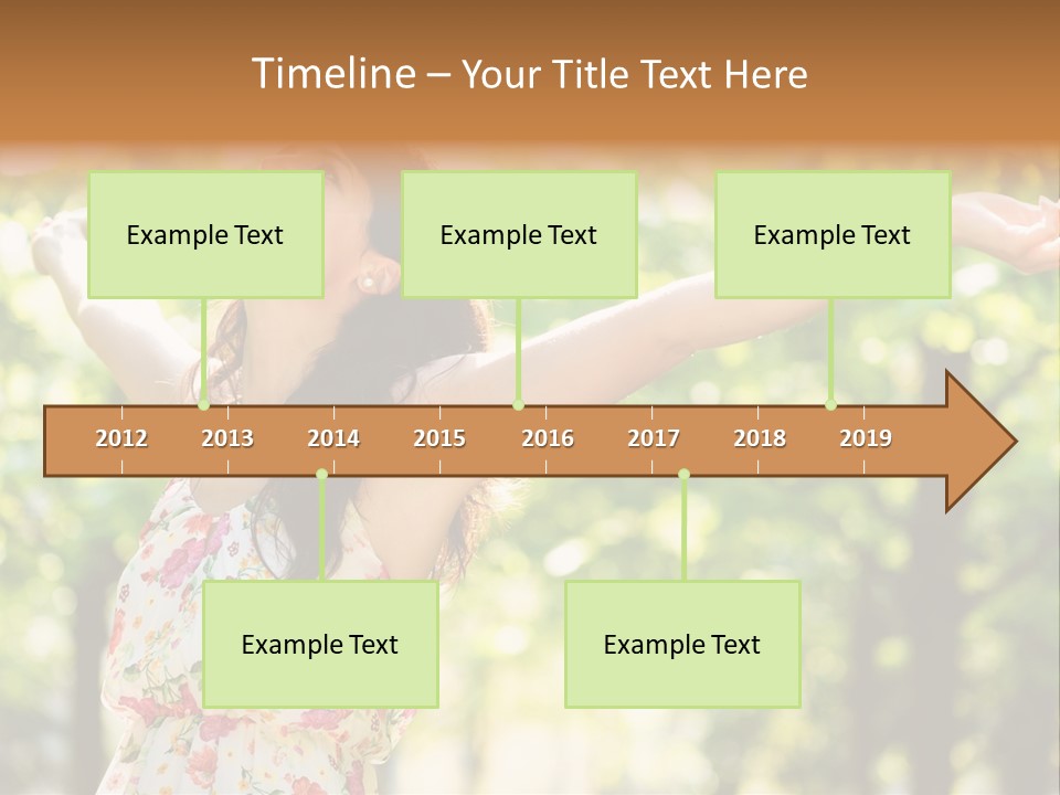 Dress Raised Well Being PowerPoint Template
