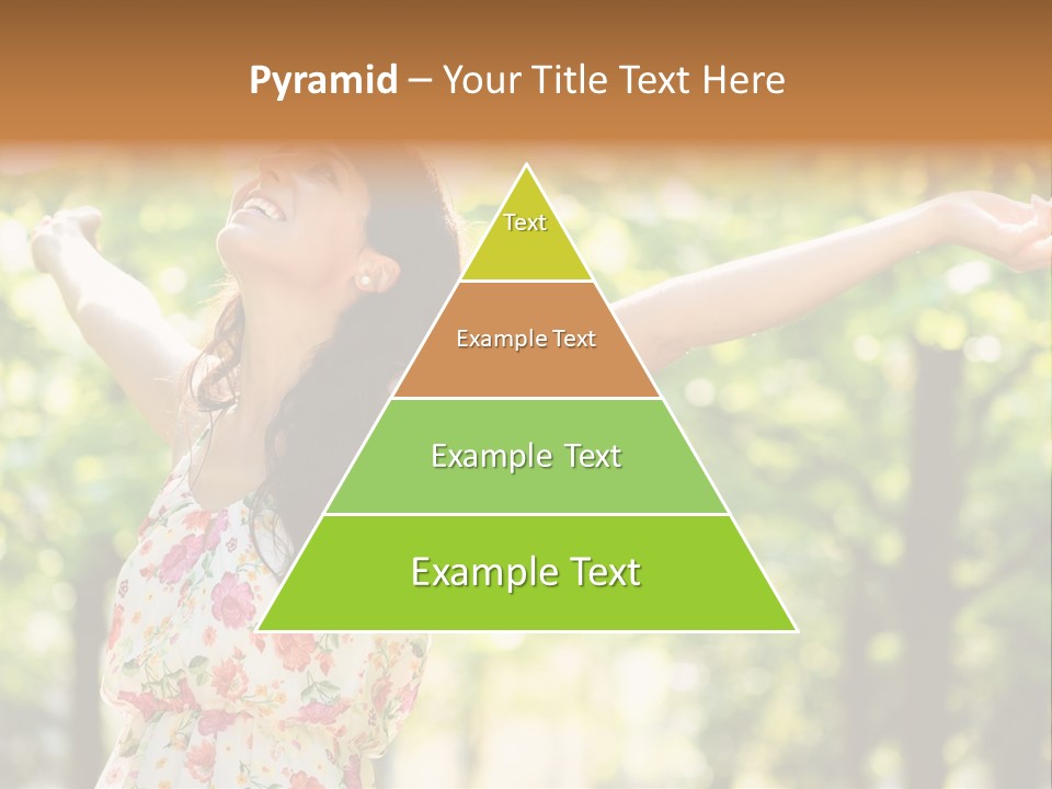 Dress Raised Well Being PowerPoint Template