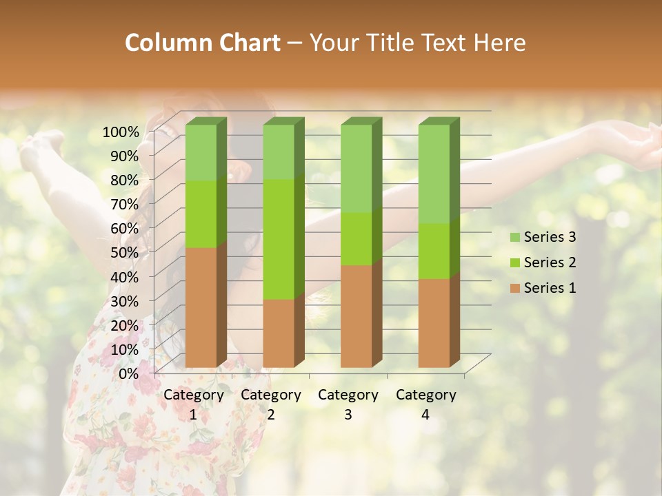 Dress Raised Well Being PowerPoint Template