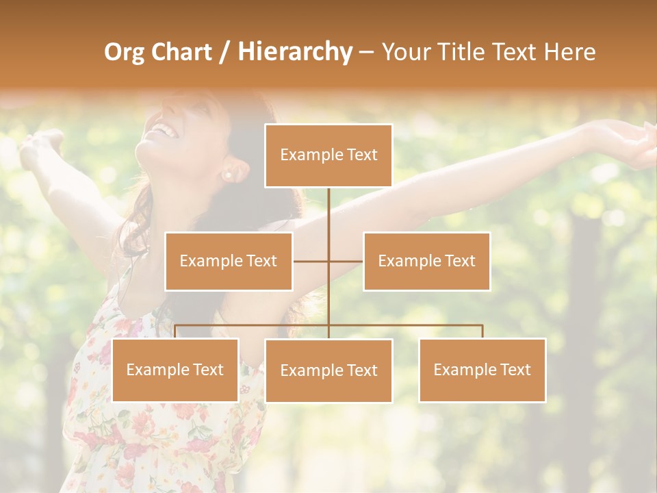 Dress Raised Well Being PowerPoint Template