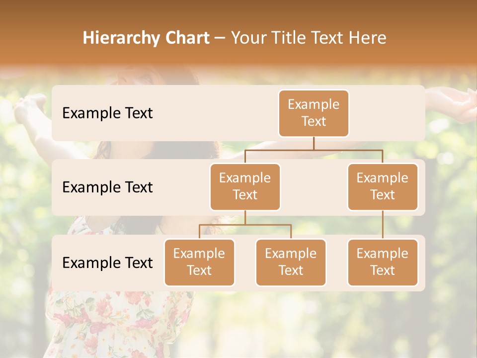 Dress Raised Well Being PowerPoint Template
