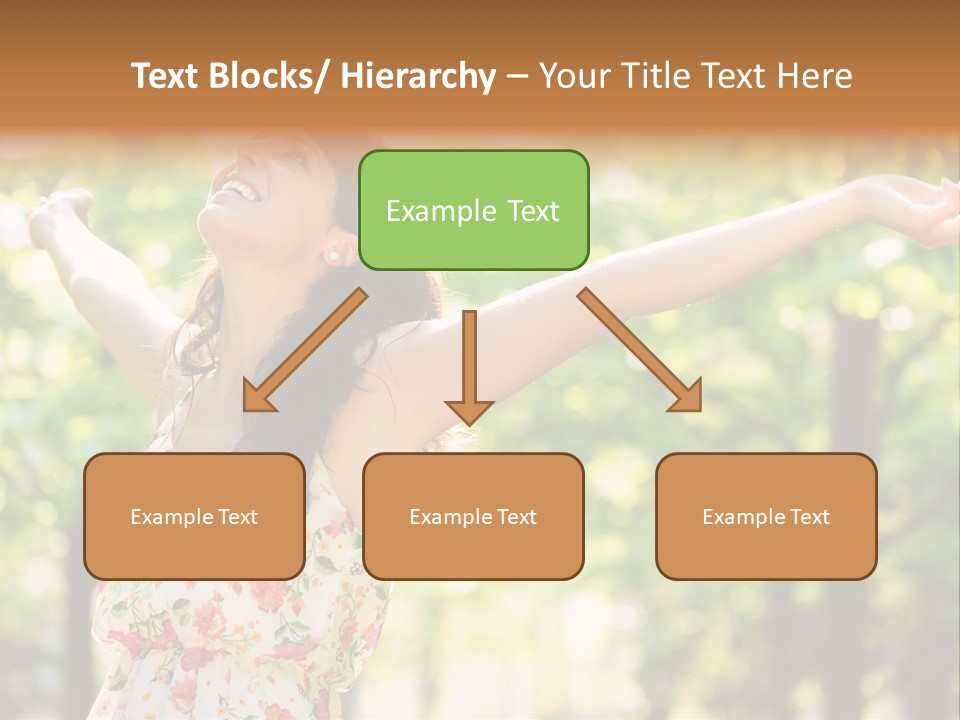 Dress Raised Well Being PowerPoint Template