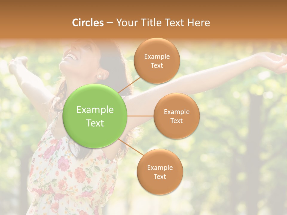 Dress Raised Well Being PowerPoint Template