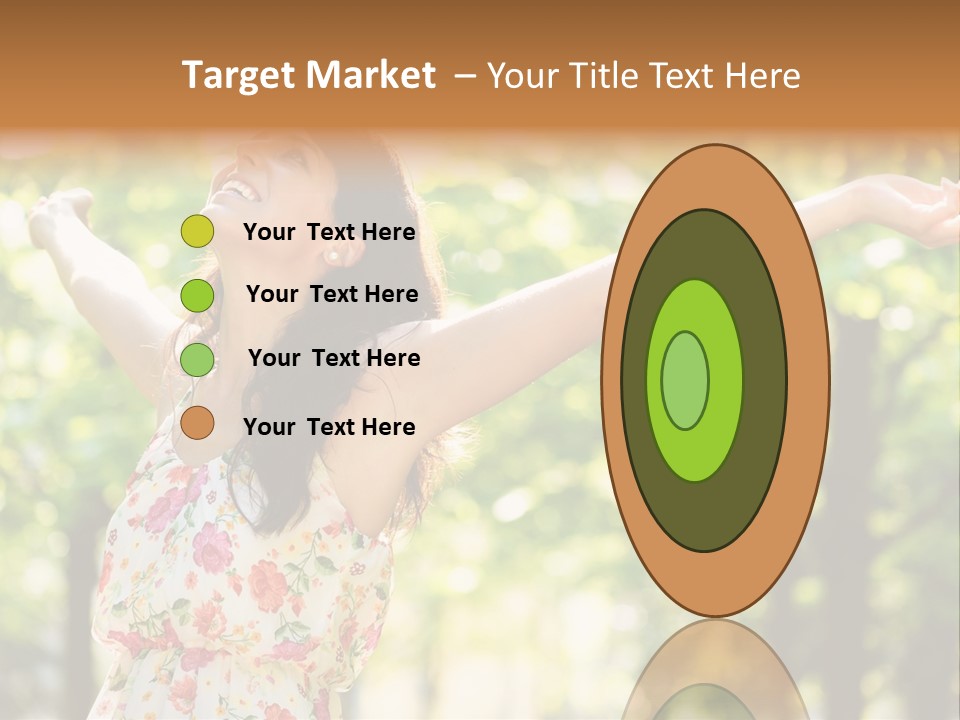 Dress Raised Well Being PowerPoint Template