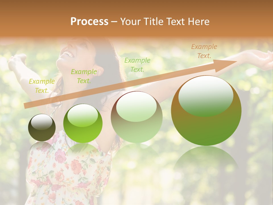 Dress Raised Well Being PowerPoint Template