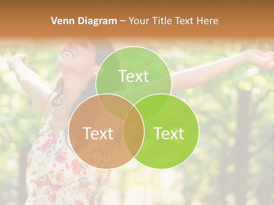 Dress Raised Well Being PowerPoint Template