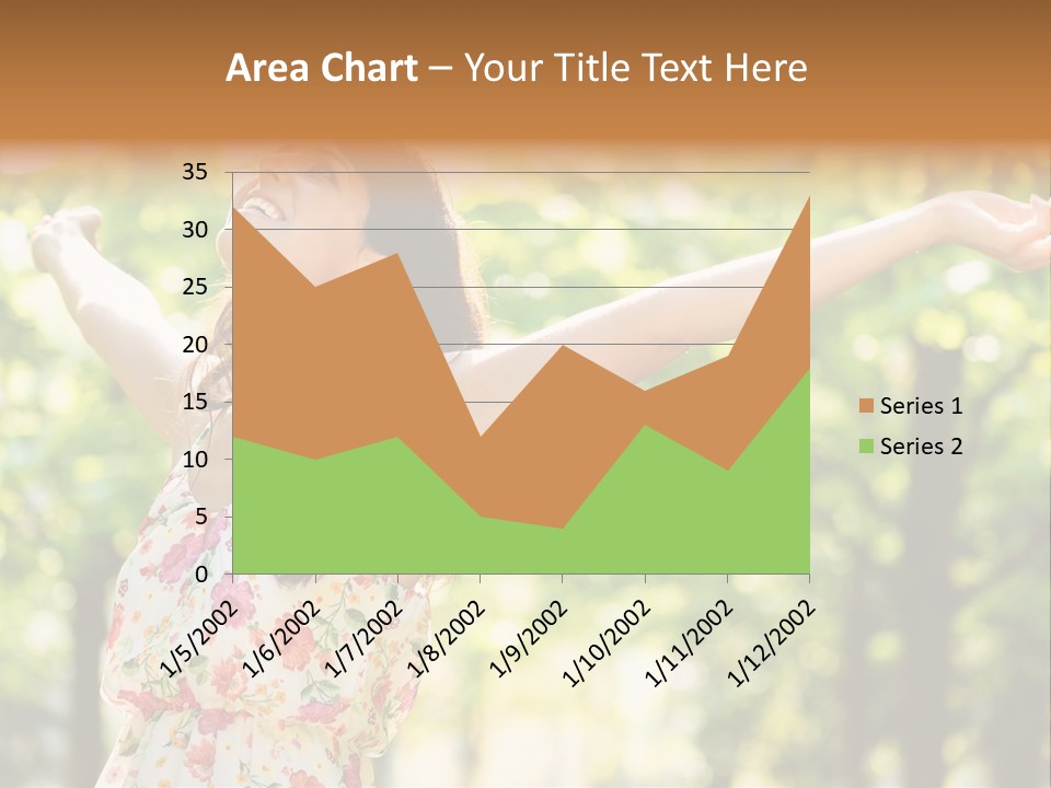 Dress Raised Well Being PowerPoint Template