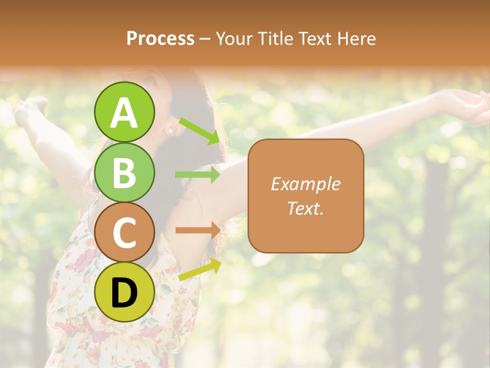 Dress Raised Well Being PowerPoint Template