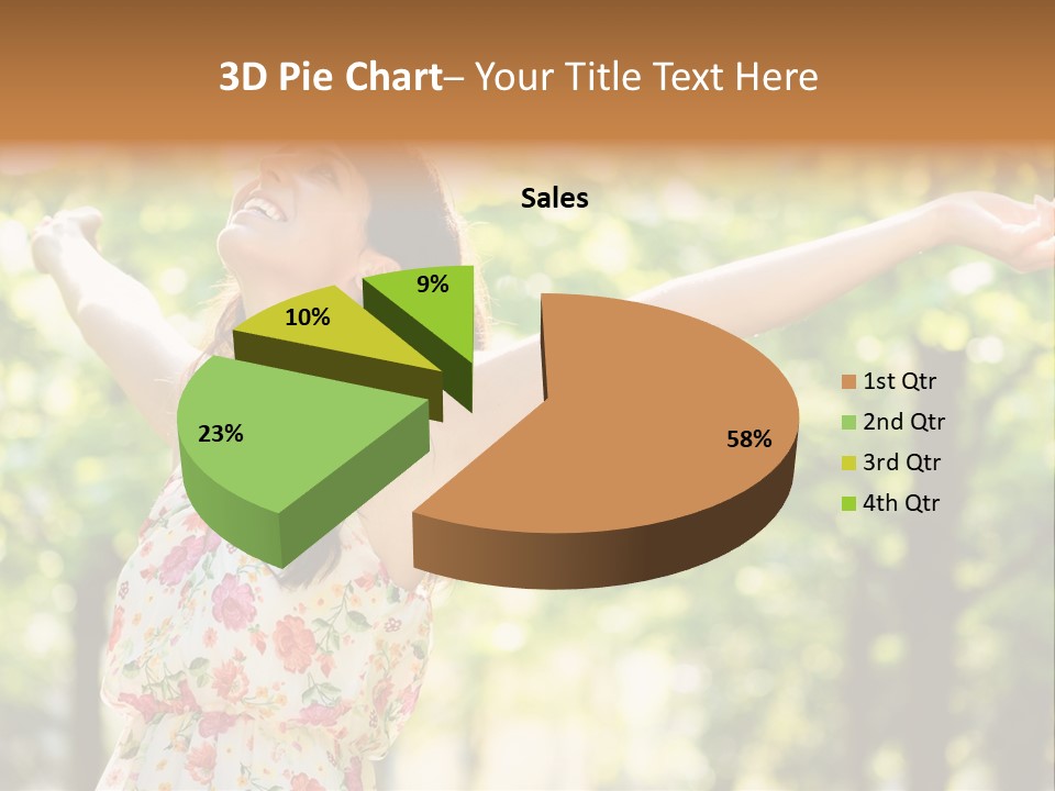 Dress Raised Well Being PowerPoint Template