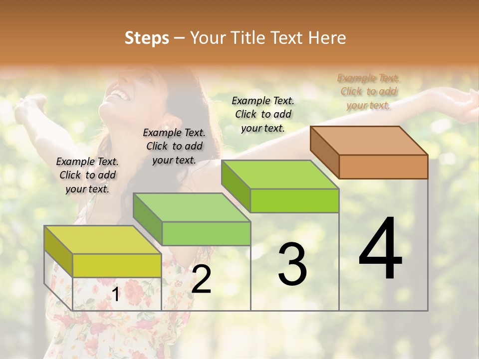 Dress Raised Well Being PowerPoint Template