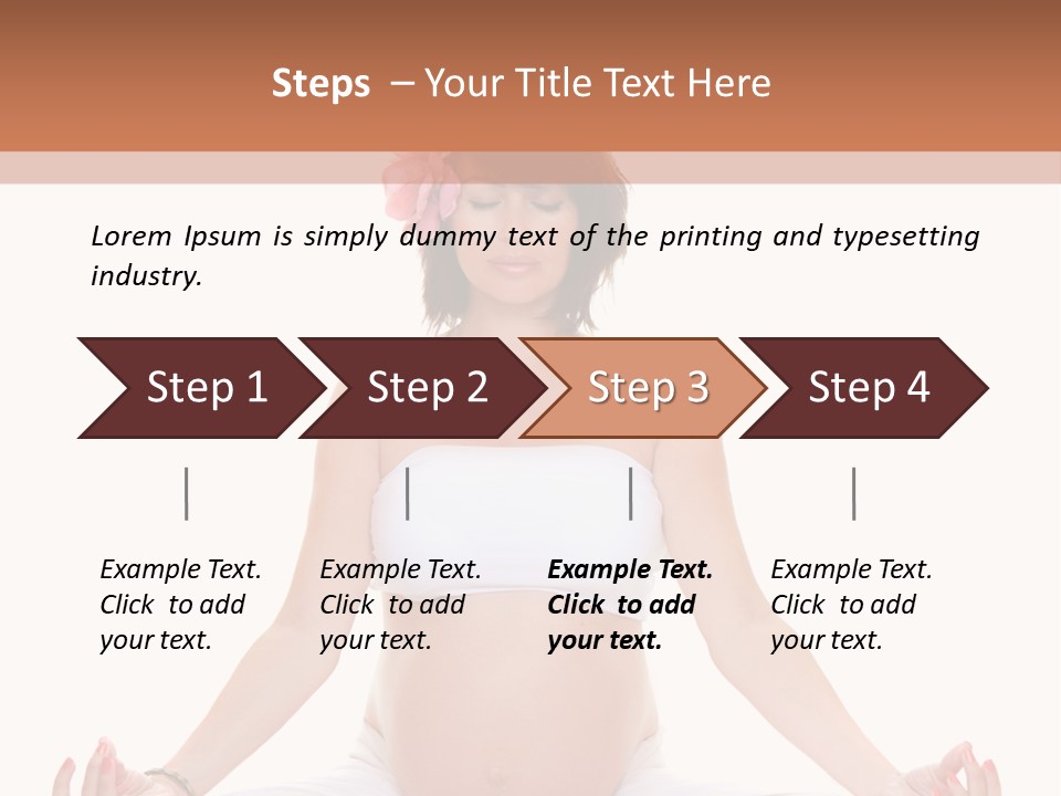 Motherhood Expectant Feminine PowerPoint Template