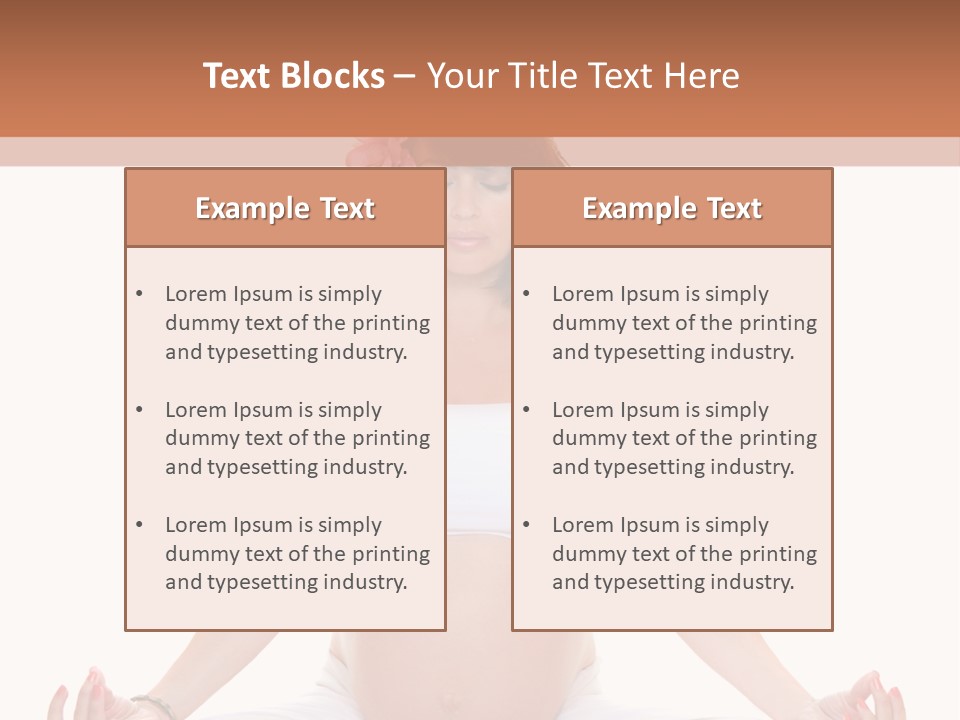 Motherhood Expectant Feminine PowerPoint Template