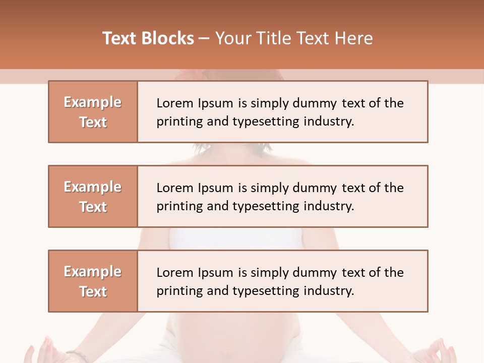 Motherhood Expectant Feminine PowerPoint Template