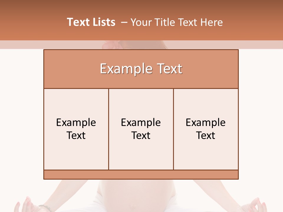 Motherhood Expectant Feminine PowerPoint Template