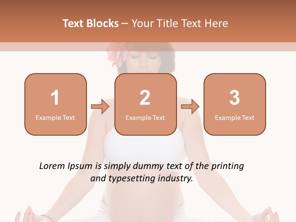 Motherhood Expectant Feminine PowerPoint Template