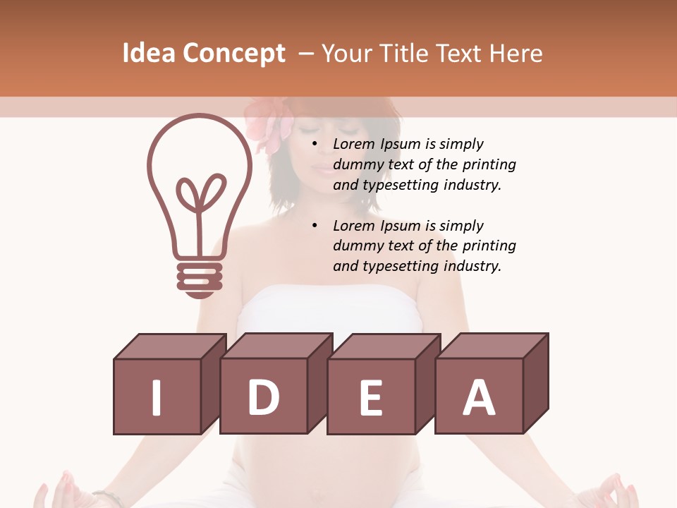 Motherhood Expectant Feminine PowerPoint Template