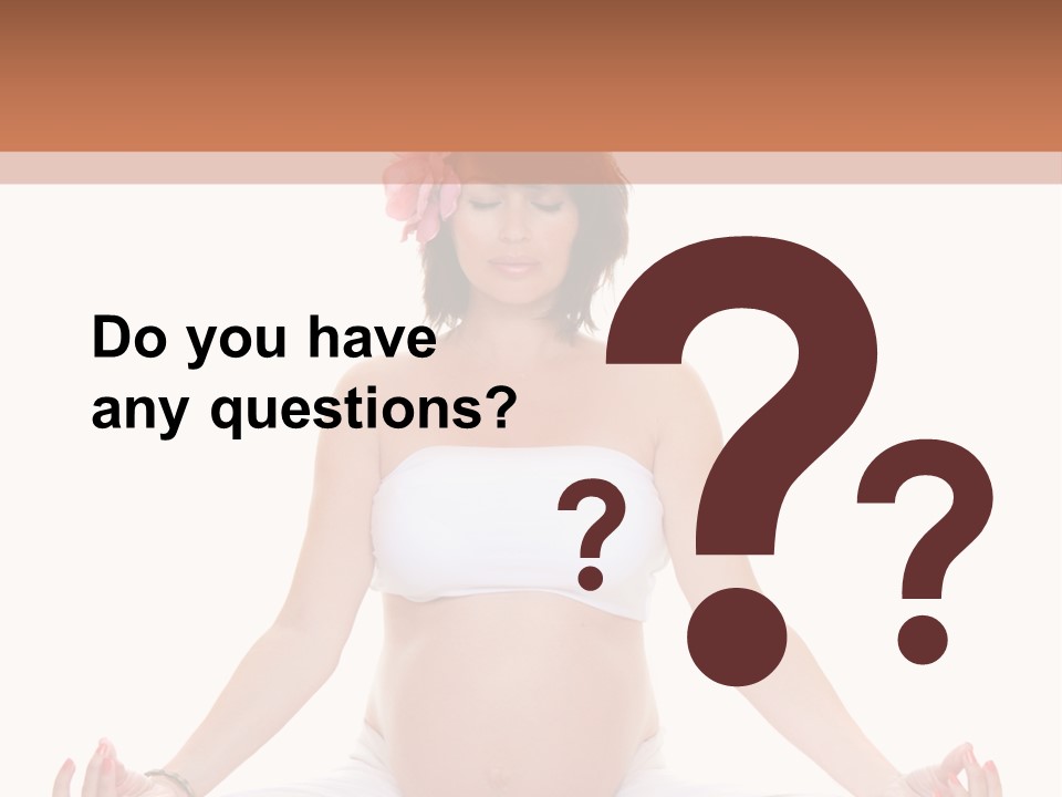 Motherhood Expectant Feminine PowerPoint Template