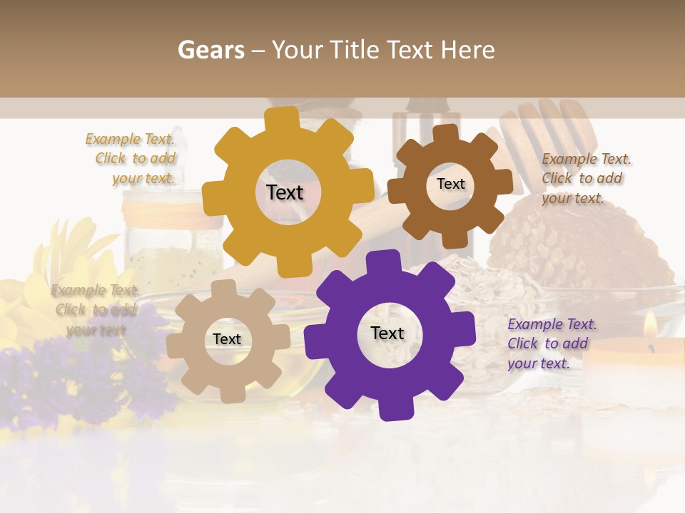 Sugary Cosmetology Enjoyment PowerPoint Template