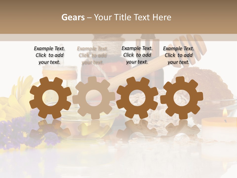 Sugary Cosmetology Enjoyment PowerPoint Template